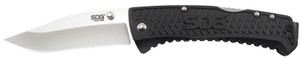 S.O.G SOGTD1011C Traction  3.50 Folding Clip Point Plain Satin 5Cr13MoV SS Blade Black Textured GRN Handle Includes Pocket Clip - SOGTD1011CP S.O.G SOGTD1011C Traction  3.50 Folding Clip Point Plain Satin 5Cr13MoV SS Blade Black Textured GRN Handle Includes Pocket Clip - SOGTD1011CP