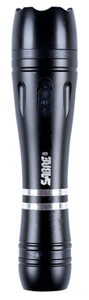 Sabre S3000SF Tactical Stun Gun wFlashlight Black 2.51 uC Pain Rating - S3000SF