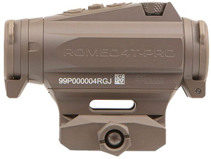 Sig Sauer ElectroOptics SOR44102 Romeo4T Pro Flat Dark Earth 1 x 20 mm 2 MOA Red Quad Ballistic Dot65 MOA Circle - SOR44102