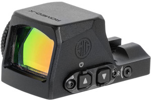 Sig Sauer ElectroOptics SORX1060 RomeoX Open Black 1 x 6 MOA Red Dot - SORX1060