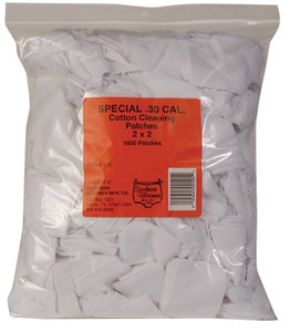 Southern Bloomer 125 Cleaning Patches  30 Cal Cotton 1000 Per Bag - 125
