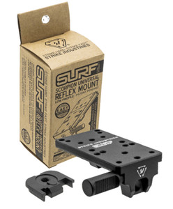 Strike Industries GSURF Scorpion Universal Mount Low Profile  Black Anodized Aluminum Compatible wGlock Gen15 Except 424343X48 Dovetail Mount - GSURF