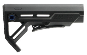 Strike STRIKEESMOD1BKBLU MOD1 MilSpec Black with Blue Accent Synthetic for AR15 M16 - STRIKEESMOD1BKBLU