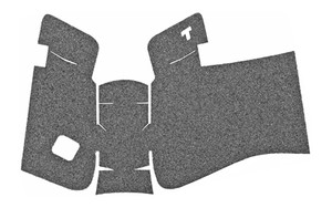Talon Grips 382G Adhesive Grip  Glock Gen5 192325323844 wNo Backstrap Black Textured Granulate - 382G