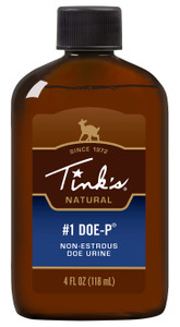 Tinks W6216 1 DoeP  Deer Attractant Doe Urine Scent Plastic 4 oz Bottle - W6216