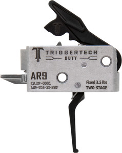 TriggerTech AH9TDB33NNF Duty  Flat Trigger TwoStage 3.50 lbs Draw Weight Fits AR9 - AH9TDB33NNF