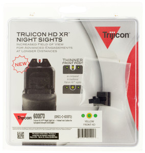 Trijicon 600870 HD XR Night Sights  GreenTritium Yellow Outline Front SightGreen Tritium Black Outline Rear Sight Springfield Armory XDXDMXD Mod.2 - 600870