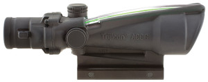 Trijicon 100156 ACOG  Black Hardcoat Anodized 3.5x35mm Illuminated Green Horseshoe .2235.56 BDC Reticle - 100156