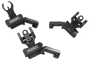 Troy Ind SSIG45SHRBT00 45 Degree BattleSight Set HK Front Round Rear Black Hardcoat Anodized - SSIG45SHRBT00 Troy Ind SSIG45SHRBT00 45 Degree BattleSight Set HK Front Round Rear Black Hardcoat Anodized - SSIG45SHRBT00