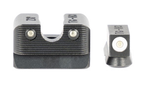 TruGlo TG231Z1W Tritium Pro  Black  Green Tritium White Outline Front Sight Green Tritium Rear Sight - TG231Z1W TruGlo TG231Z1W Tritium Pro  Black  Green Tritium White Outline Front Sight Green Tritium Rear Sight - TG231Z1W