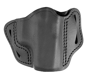 Uncle Mikesleather1791 UMOWB1MBLR Outside The Waistband  OWB Size 01 Matte Black Leather Belt Slide Fits Springfield Hellcat Right Hand - UMOWB1MBLR