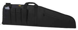 US PeaceKeeper P20035 MSR Case Water Resistant Black 600D Polyester w Brushed Tricot Liner 2 Padding  Lockable Zippers - P20035