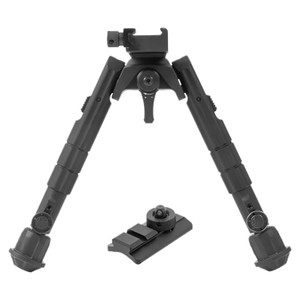UTG TLBP01 Heavy Duty Recon Bipod Black 79 Metal - TLBP01 UTG TLBP01 Heavy Duty Recon Bipod Black 79 Metal - TLBP01