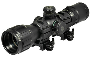 UTG SCPM392AOLW BugBuster  Black Hardcoat Anodized 39x32mm 1 Tube Illuminated RedGreen MilDot Reticle - SCPM392AOLW UTG SCPM392AOLW BugBuster  Black Hardcoat Anodized 39x32mm 1 Tube Illuminated RedGreen MilDot Reticle - SCPM392AOLW