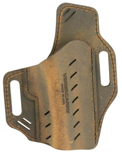 Versacarry G2BRN Guardian  OWB Size 2 Distressed Brown Leather Belt Slide Fits Browning 1911 Right Hand - G2BRN