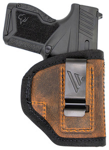 Versacarry RA2111 Ranger  IWB Size 01 Brown Polymer Leather Belt Clip - RA2111