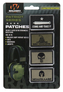 Walkers GXPPATKIT Patriot Muff Patch Kit Come  Take It Version Velcro - GXPPATKIT