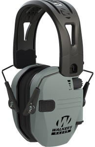 Walkers GWPRSEMRHBGY Razor TactiGrip 23 dB Over the Head Battleship GrayBlack Polymer - GWPRSEMRHBGY