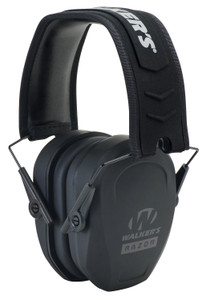 Walkers GWPRSMPAS Razor Slim Passive Muff 27 dB Over the Head Black Polymer - GWPRSMPAS