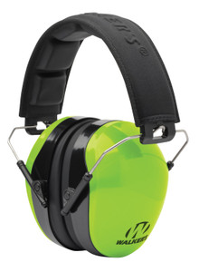 Walkers GWPDCPMHVG Advanced Protection Passive Muff 26 dB Over the Head Lime GreenBlack Polymer - GWPDCPMHVG