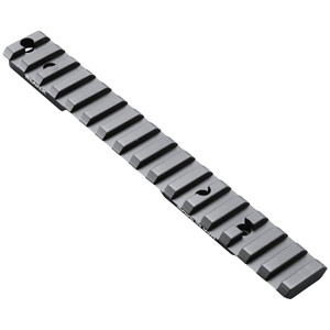 Weaver Mounts 99504 MultiSlot Base  Extended Black Anodized Aluminum Fits Remington 700 Short Action 20 MOA - 99504 Weaver Mounts 99504 MultiSlot Base  Extended Black Anodized Aluminum Fits Remington 700 Short Action 20 MOA - 99504