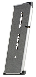 Wilson Combat 47DC 1911  8rd Detachable w LoProfile Steel Floor Plate 45 ACP Fits 1911 Government Stainless Steel - 47DC
