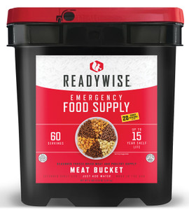 ReadyWise RW07702 Grab N Go Bucket Freeze Dried MeatRice 60 Servings per Bucket - RW07702 ReadyWise RW07702 Grab N Go Bucket Freeze Dried MeatRice 60 Servings per Bucket - RW07702