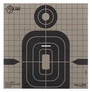 Allen 15802 Ez Aim Infrared Thermal - Target, 8" Silhoutte, 2" Adhesive - 15802 Allen 15802 Ez Aim Infrared Thermal - Target, 8" Silhoutte, 2" Adhesive - 15802