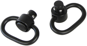 Bulldog Bd884 Deluxe Qd Push Button - Swivel Set 1.25" Black Steel - BD884