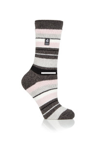 Heat Holders Hh1w07293 Women's Lite - Peony Multi Stripe Crew Sock - HH1W07293 Heat Holders Hh1w07293 Women's Lite - Peony Multi Stripe Crew Sock - HH1W07293