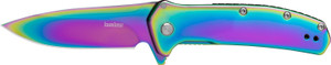 Kershaw 2044rbw Outcome Rainbow - Assisted Opening Folding Knife - 2044RBW