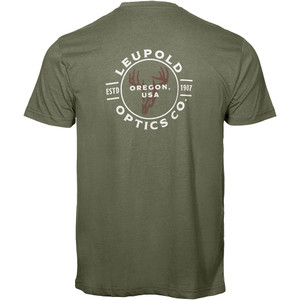 Leupold 185933 Buck Country Tee - Light Olive L - 185933