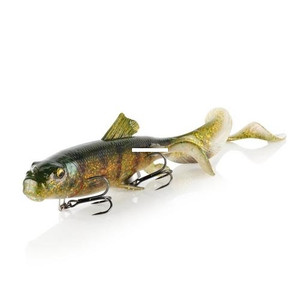 Savage Gear Sssctrtflvs12-wlyfl 3d - Sucker X-tail, Walleye Flash, 12" - SSSCTRTFLVS12-WLYFL