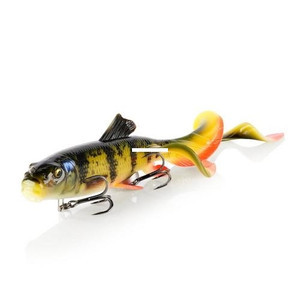 Savage Gear Sssctrtflvs9-prch 3d - Sucker X-tail, Perch, 9", 9 3/8oz - SSSCTRTFLVS9-PRCH