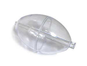 P-Line - Clear Spin Floats 2in Clear 12bag -