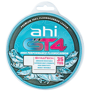 Ahi - Gt4 Fluorocarbon Leader Clear 25lb 35yards -