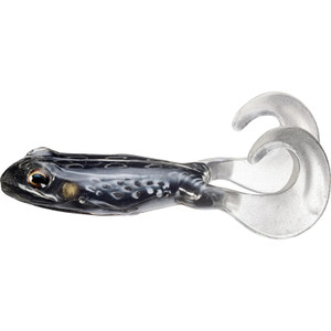 Live Target - Freestrle Frog 2.0 Unrig 2.5in 3pk Black/black - Live Target - Freestrle Frog 2.0 Unrig 2.5in 3pk Black/black -