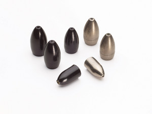 Bullet Weight - Tungsten Bullet Weights Black 1/4oz 3pc -
