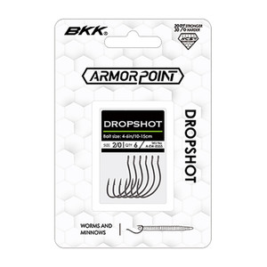 BKK - Armor Point Hook Dropshot 1/0 6pk -