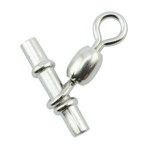 AFW - Brass Sleeve Swivels Ni 2/0 225lb 2.3mm 10pk - AFW - Brass Sleeve Swivels Ni 2/0 225lb 2.3mm 10pk -