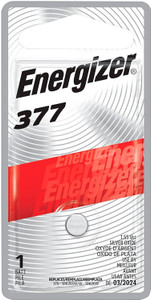 Energizer 377bpz 377 Battery Silver 1.55 Volts 24 Mah Qty 72 Singe Pack - 377BPZ Energizer 377bpz 377 Battery Silver 1.55 Volts 24 Mah Qty 72 Singe Pack - 377BPZ