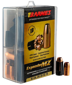 Barnes Bullets 30569 Expander Mz Muzzleloader 50 Expandermz Hollow Point 300gr 15rdbox - 30569