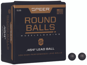 Speer 5135 Lead Balls 44cal Lead Ball 140gr 100 Per Box5 Case - 5135