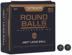 Speer 5137 Lead Balls 45cal Lead Ball 143gr 100 Per Box5 Case - 5137