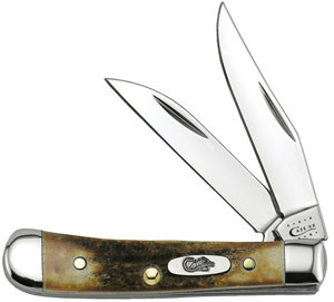 Case 05968 Genuine Stag Tiny Trapper - 5968