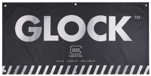Glock Ad02044 Fabric Banner Black 4 X 2 - AD02044