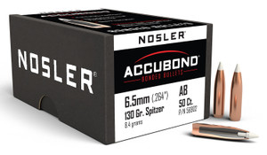 Nosler 56902 Accubond 6.5creedmoor 130gr Spitzer Point 50box - 56902