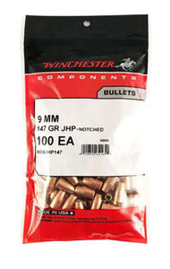 Winchester Ammo Wb9jhp147d Centerfire Handgun Reloading 9mm 147gr Jacketed Hollow Point 500 Per Box4 Case - WB9JHP147D