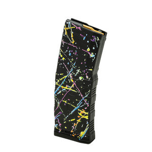 Amend2 Ar-15/m4/m16 Mod 3 Rifle Magazine Neon Splatter 5.56x45mm Nato/.223 Rem 30/rd - 556MOD3NEON30