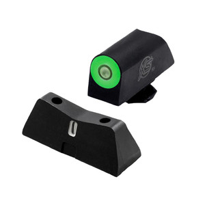 Xs Sight Dxt2 Pro Series Big Dot Handgun Night Sights For Select Glock Green - GL-X201S-5G